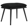 Relax armchair with fabric and black synthetic leather footstool by , Armchairs - Ref: Foro24-3097511, Price: 130,15 €, Disco...