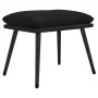 Relax armchair with fabric and black synthetic leather footstool by , Armchairs - Ref: Foro24-3097511, Price: 128,70 €, Disco...