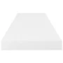Floating wall shelf 4 pcs glossy white MDF 80x23.5x3.8cm by vidaXL, Shelves and shelves - Ref: Foro24-323753, Price: 72,75 €,...