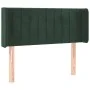 Dark green velvet headboard 83x16x78/88 cm by , Headboards and footboards - Ref: Foro24-3119039, Price: 41,08 €, Discount: %