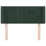 Dark green velvet headboard 83x16x78/88 cm by , Headboards and footboards - Ref: Foro24-3119039, Price: 41,08 €, Discount: %