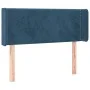 Cabecero con LED de terciopelo azul oscuro 103x16x78/88 cm de , Cabeceros y pies de cama - Ref: Foro24-3123142, Precio: 59,79...