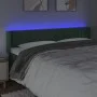 Dark green velvet headboard with LED lights 183x16x78/88 cm by , Headboards and footboards - Ref: Foro24-3123537, Price: 85,5...