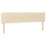 Box spring bed with cream-colored fabric mattress 180x200 cm by , Beds and slatted bases - Ref: Foro24-3126266, Price: 554,70...