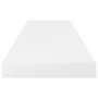 Floating wall shelf 2 pcs glossy white MDF 80x23.5x3.8cm by vidaXL, Shelves and shelves - Ref: Foro24-323752, Price: 38,20 €,...