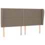 Cama box spring con colchón tela gris taupe 200x200 cm de , Camas y somieres - Ref: Foro24-3127913, Precio: 685,04 €, Descuen...