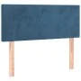 Cama box spring con colchón terciopelo azul oscuro 100x200 cm de , Camas y somieres - Ref: Foro24-3130827, Precio: 314,14 €, ...