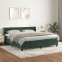 Boxspringbett mit dunkelgrünem Samtmatratze 160x200 cm. von , Betten und Lattenroste - Ref: Foro24-3130850, Preis: 508,08 €, ...