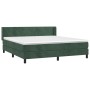Boxspringbett mit dunkelgrünem Samtmatratze 160x200 cm. von , Betten und Lattenroste - Ref: Foro24-3130850, Preis: 508,08 €, ...