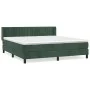 Box spring bed with dark green velvet mattress 180x200 cm by , Beds and slatted bases - Ref: Foro24-3131096, Price: 556,26 €,...