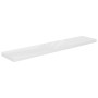 Floating wall shelf 4 pcs glossy white MDF 120x23.5x3.8 cm by vidaXL, Shelves and shelves - Ref: Foro24-323759, Price: 87,10 ...