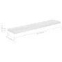 Floating wall shelf 4 pcs glossy white MDF 120x23.5x3.8 cm by vidaXL, Shelves and shelves - Ref: Foro24-323759, Price: 85,81 ...
