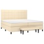 Boxspringbett mit cremefarbenem Stoffmatratze 200x200 cm. von , Betten und Lattenroste - Ref: Foro24-3136626, Preis: 678,01 €...
