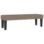 Box spring bed with gray taupe fabric mattress 200x200 cm by , Beds and slatted bases - Ref: Foro24-3136865, Price: 850,76 €,...