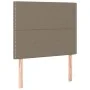 Box spring bed with gray taupe fabric mattress 90x200 cm by , Beds and slatted bases - Ref: Foro24-3137049, Price: 379,44 €, ...