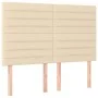 Cama box spring con colchón tela color crema 140x190 cm de , Camas y somieres - Ref: Foro24-3137234, Precio: 542,02 €, Descue...