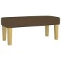 Cama box spring con colchón tela marrón oscuro 90x200 cm de , Camas y somieres - Ref: Foro24-3137288, Precio: 350,07 €, Descu...