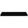 Floating wall shelf 2 pcs Glossy black MDF 80x23.5x3.8 cm by vidaXL, Shelves and shelves - Ref: Foro24-323773, Price: 42,85 €...