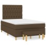 Box spring bed with dark brown fabric mattress 120x200 cm by , Beds and slatted bases - Ref: Foro24-3137384, Price: 458,06 €,...