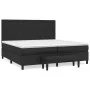 Box spring bed with black synthetic leather mattress 200x200 cm by , Beds and slatted bases - Ref: Foro24-3137683, Price: 737...