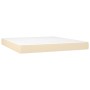 Box spring bed with cream-colored fabric mattress 180x200 cm by , Beds and slatted bases - Ref: Foro24-3140078, Price: 551,53...
