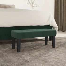 Dark green velvet bench 70x30x30 cm by , Banks - Ref: Foro24-346641, Price: 44,66 €, Discount: %