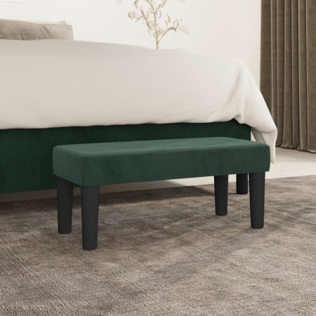 Dunkelgrüne Samtbank 70x30x30 cm von , Banken - Ref: Foro24-346641, Preis: 45,12 €, Rabatt: %