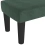 Dark green velvet bench 70x30x30 cm by , Banks - Ref: Foro24-346641, Price: 44,19 €, Discount: %