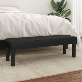 Schwarze Kunstlederbank 100x30x30 cm von , Banken - Ref: Foro24-346660, Preis: 58,99 €, Rabatt: %
