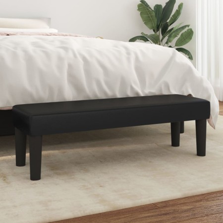 Banco de cuero sintético negro 100x30x30 cm de , Bancos - Ref: Foro24-346660, Precio: 47,98 €, Descuento: %