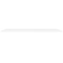 Estantes flotantes de pared 2 uds MDF blanco 120x23,5x3,8 cm