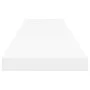 Floating wall shelves 2 pcs MDF white 120x23.5x3.8 cm by vidaXL, Shelves and shelves - Ref: Foro24-323821, Price: 53,75 €, Di...