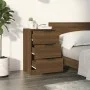 Bedside table in brown oak color, 40x36x65 cm by , Nightstands - Ref: Foro24-817055, Price: 67,22 €, Discount: %