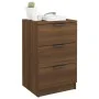 Bedside table in brown oak color, 40x36x65 cm by , Nightstands - Ref: Foro24-817055, Price: 67,22 €, Discount: %