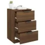 Bedside table in brown oak color, 40x36x65 cm by , Nightstands - Ref: Foro24-817055, Price: 67,22 €, Discount: %