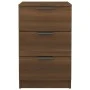 Bedside table in brown oak color, 40x36x65 cm by , Nightstands - Ref: Foro24-817055, Price: 67,22 €, Discount: %