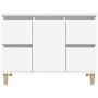 Waschbeckenunterschrank aus weißem Sperrholz 80x33x60 cm von , Badezimmerwaschtische - Ref: Foro24-821268, Preis: 85,55 €, Ra...