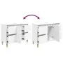 Waschbeckenunterschrank aus weißem Sperrholz 80x33x60 cm von , Badezimmerwaschtische - Ref: Foro24-821268, Preis: 81,76 €, Ra...