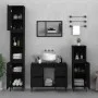 Waschbeckenunterschrank aus schwarzem Sperrholz, 80x33x60 cm. von , Badezimmerwaschtische - Ref: Foro24-821277, Preis: 75,92 ...