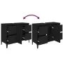 Plywood black sink cabinet 80x33x60 cm by , bathroom vanities - Ref: Foro24-821277, Price: 76,97 €, Discount: %