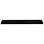 Glossy black MDF floating wall shelf 120x23.5x3.8 cm by vidaXL, Shelves and shelves - Ref: Foro24-323778, Price: 35,37 €, Dis...