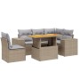 Juego de sofás jardín con cojines 6 pzas ratán sintético beige by , Garden sets - Ref: Foro24-3272641, Price: 434,49 €, Disco...