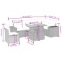 Set sofás de jardín 7 piezas y cojines ratán sintético beige by , Garden sets - Ref: Foro24-3272662, Price: 492,26 €, Discoun...