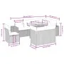 Gartensofa-Set, 9-teilig, mit Kissen, aus synthetischem Rattan in Beige. von , Gartensets - Ref: Foro24-3272731, Preis: 712,5...