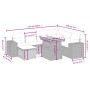 Juego de sofás de jardín con cojines beige 8 pzas ratán PE by , Garden sets - Ref: Foro24-3272752, Price: 555,72 €, Discount: %