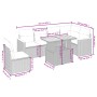Set sofás de jardín 7 piezas y cojines ratán sintético beige by , Garden sets - Ref: Foro24-3273103, Price: 467,29 €, Discoun...