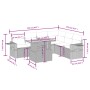 Set sofás de jardín 7 piezas y cojines ratán sintético beige de , Conjuntos de jardín - Ref: Foro24-3271772, Precio: 491,01 €...