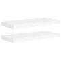 Floating wall shelves 2 pcs MDF white 60x23.5x3.8 cm by vidaXL, Shelves and shelves - Ref: Foro24-323812, Price: 32,16 €, Dis...