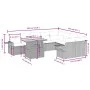 Gartensofa-Set mit 10-teiligen beigen Kissen aus synthetischem Rattan. von , Gartensets - Ref: Foro24-3271912, Preis: 711,41 ...