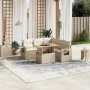 Juego de sofás jardín con cojines 6 pzas ratán sintético beige by , Garden sets - Ref: Foro24-3271751, Price: 475,52 €, Disco...